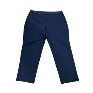 J.Jill ponte slim leg black pull on pants size Large
